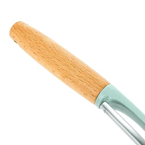 Beille Kitchen Gadget Pastel Lancashire Peeler Wooden Handle Cooking Tool - style: Lancashire Peeler