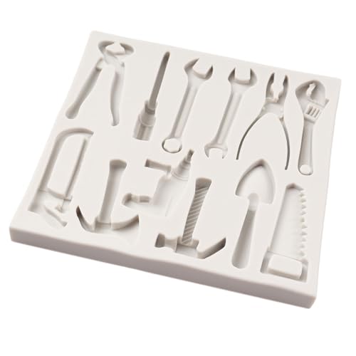 Construction Tools Fondant Silicone Mold Hand Tools Chocolate Mold - color: Style B