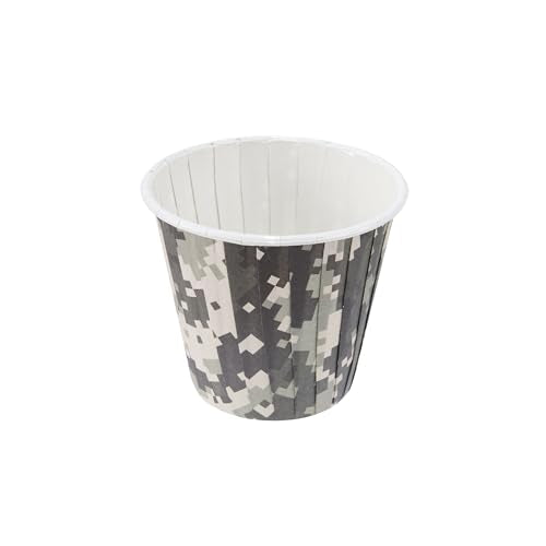 Restaurantware 4 oz Round Camouflage Paper Tall Baking Cup, 200 Pack - color: Camouflage, size: Tall