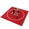 Rollable Wrestling Mat, 1.2" XPE Foam Mats for BJJ Jiu Jitsu & Judo - color: Red, size: 8'x8'