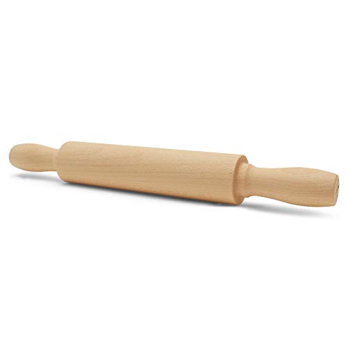 Wooden Mini Rolling Pin, 7 Inches Long, Pack of 25, Perfect for Fondant, Pasta, Baking in the Kitchen and Crafting, by Woodpeckers - size: 7 inch