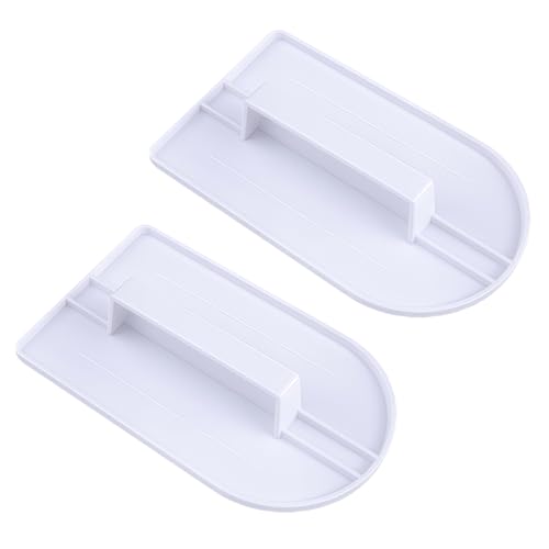 2pcs Cake Fondant Smoother Tool, White