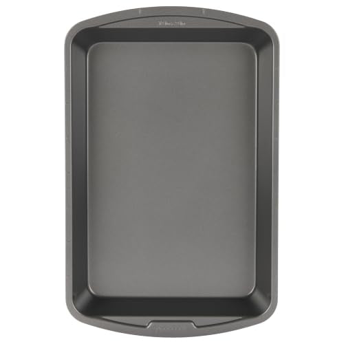 Good Cook Everyday Bake & Roast Pan with Scratch-Resistant Metal-Utensil Safe Nonstick, 13 x 9-Inch, Gray - size: 13" x 9" (1-Piece)