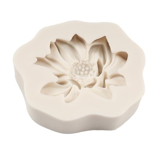 Rose Flower Silicone Mold Sunflower Peony Fondant Molds Set of 4 - color: Style A