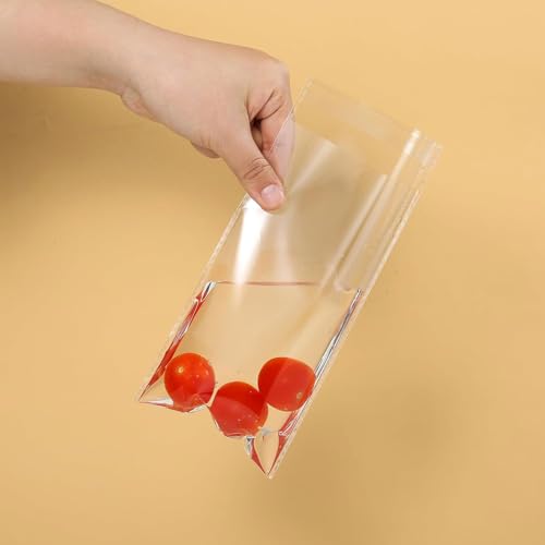 400PCS 6x6 Inches 3.2Mil Clear Cellophane Bags Self Sealing Cookies Bags Self Adhesive Resealable Cello Bag for Packaging Candy Cookies Party Favors Gifts,Thick - color: 6"x6"-400