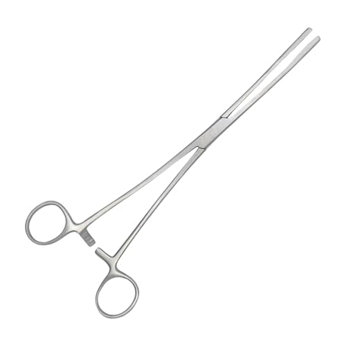 SURGICAL ONLINE Body Piercing Forceps Kit Hemostat Sponge Clamp 7"/ 9.50" Straight/Curved, Serrated/Smooth New - style: 7" Curved Smooth