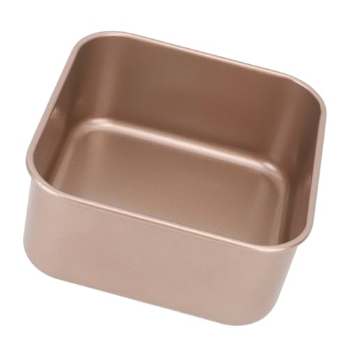 Deep Cake Pans For Baking Pan Deep Square Stick Proof Stackable Thickened Carbon Steel Baking Sheet for Cake Bread Barbecue (Small 17 * 17 * 8cm/6.7 * 6.7 * 3.1in) - size: S 6.7 x 6.7 x 3.1 inches