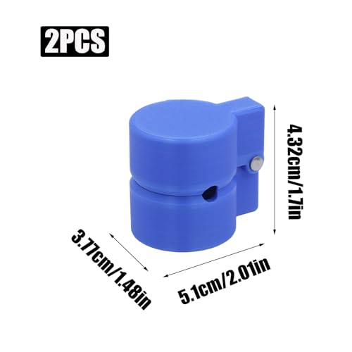 2 PCS Round Cake Pop Mold Shapes Press Set, Blue Round-shape - color: Blue Round