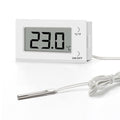 Digital Oven Thermometer with Probe Grill Meat Thermometer up to 572°F/300°C, Oven Thermometer Roasting for Barbecue Accessories for Kitchen, Roasting, Grill, Pizza - color: White