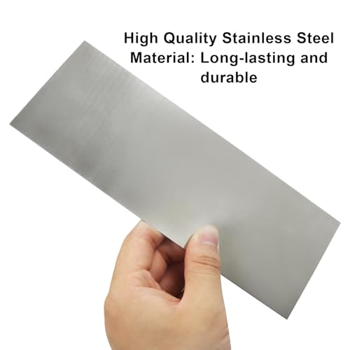 Stainless Steel Cake Scraper, 8.7" x 3.11"