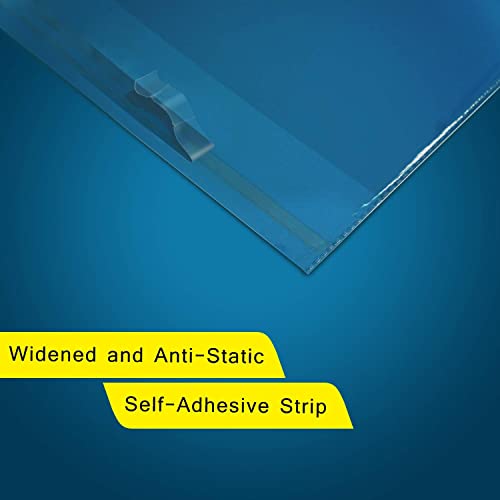 iMailer 500 Pack 10" x 13" Clear Cellophane Bags Self Seal - size: 10x13 Inch (Pack of 500)