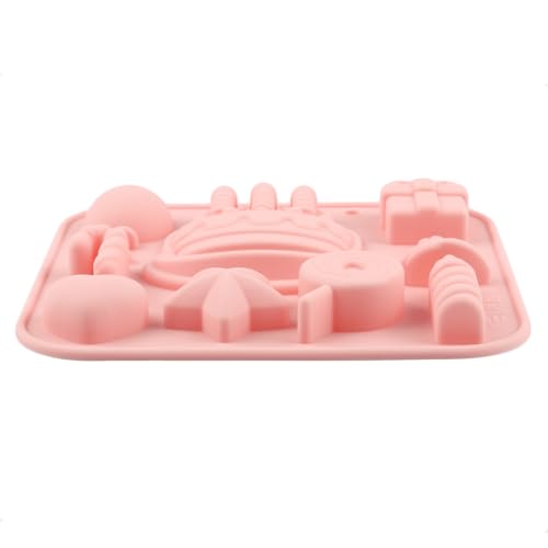 9 Cavity Birthday Cake Theme Silicone Candy Molds
