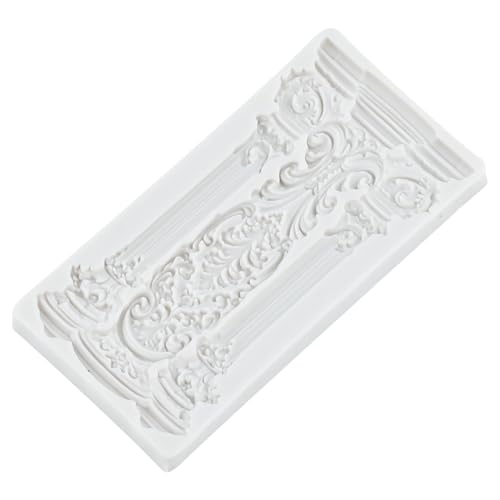 European Roman Column Silicone Mold Baroque Pillars Fondant Molds - color: Style E