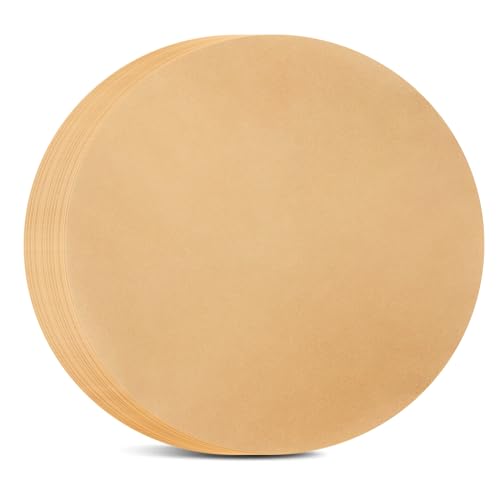 BYKITCHEN 14 Inch Parchment Paper Rounds for Pizza Pan, 100-Pieces