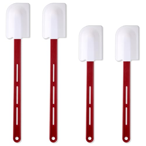 Norme 4 Pcs Commercial Rubber Spatula Heat Resistant, 14 Inch, 16.5 Inch - size: 14 Inch, 16.5 Inch