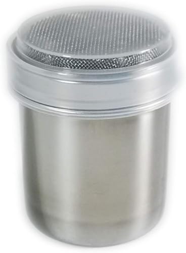 Stainless Steel Shaker Sifter Dispenser Duster Container, 1 Pack