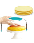 1PACK Adjustable Cake Slicer Leveler, Cake Cutter Leveler, Blue - color: Blue 1-Wire
