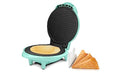 Waffle Cone Maker with Shaper Roller, Electric Nonstick Waffle Iron, Mint