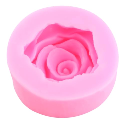 Bloom Rose Flower Fondant Molds Rose Flower Silicone Mold Set Of 2 - color: Style P