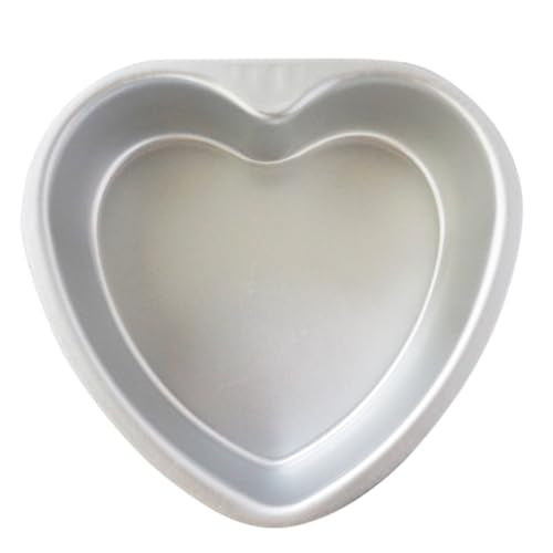 Heart Shaped Cake Pan 6 Inch, 2 Pack Aluminum Baking Mold - size: 6 Inch Aluminum