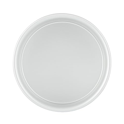 Restaurantware-Met Lux 6 x 3 Inch Straight-Sided Baking Tins, 12 Round Cake Pans - Oven-Ready, Freezable, Anodized Aluminum Round Baking Pans, Greaseproof, For Layer Birthday Cakes - size: 6 x 3 inch (Pack of 12)