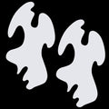 Maitys 2 Pcs Airbrush Curves Stencils, White Art Painting Templates - style: Curves