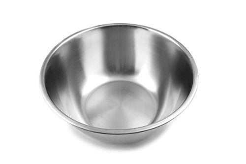 Fox Run Stainless Steel Mixing Bowl, 10.75 Quart Capacity Large Metal Bowl - color: Stainless Steel, size: 10.75 Quart
