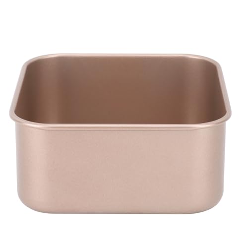 Deep Cake Pans For Baking Pan Deep Square Stick Proof Stackable Thickened Carbon Steel Baking Sheet for Cake Bread Barbecue (Small 17 * 17 * 8cm/6.7 * 6.7 * 3.1in) - size: S 6.7 x 6.7 x 3.1 inches