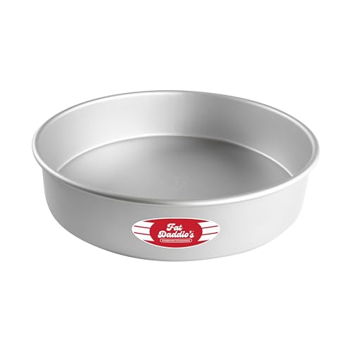 Fat Daddio's Round Cake Pan, 13 x 3 Inch, Silver - size: 13 x 3 Inch, style: 3" Depth