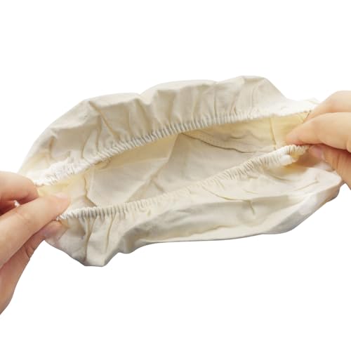 Oval Bread Proofing Basket Cloth Liners, 3 Pack, 11x5.9x3.14"