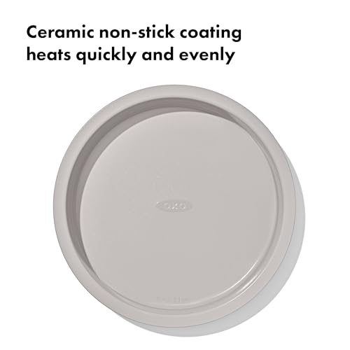 OXO Good Grips Non-Stick Pro Ceramic Coated 9-Inch Round Cake Pan - color: Storm Blue, size: 9" Round Cake Pan