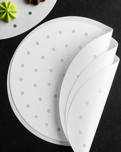 7.5 inch Parchment Paper Rounds Compatible with Instant Pot RIO, Smart, Duo Nova, Duo Evo, Sheets for Baking, For Pressure Cooker, Air Fryers, Springform Pans, Non-Stick Small Pre-Cut Paper Liners - size: Round/7.5inch/Regular