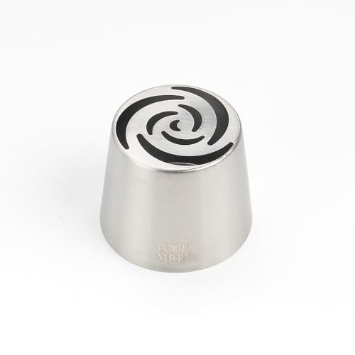 1 Pcs Stainless Steel Extra Large Russian 3 Petals Rose Flower Icing Tips