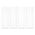 Cake Scraper Set Decorating Comb and Icing Smoother Tool Mousse Butter Cream Cake Edge DIY Tool Plastic Sawtooth Cake Scraper Icing Smoother Comb Set Kitchen Baking Tools Christmas Gift (4 Pack) - color: White
