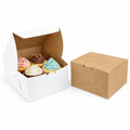 FC Meyer Bakery Boxes - Reversible 8” Classic Cake Box, Secure Your Bakery Box With Special Side Panel Clips & A Front Tuck Lock, No Taping Or Twine Needed, Made In USA, Size 8 x 8 x 5 (Pack of 50) - color: 8" Classic Cake (Pack of 50), size: Pack of 50