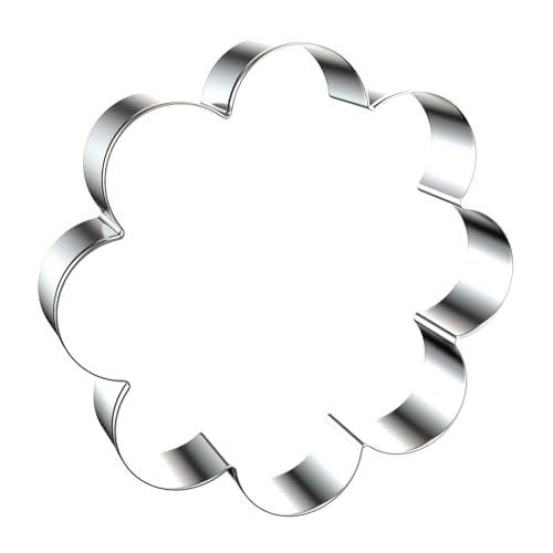 Daisy Cookie Cutter Set - 5 inch, 4 inch, 3 inch, 2 inch - 4 Piece Eight Petal Blossom Spring Flower Mother's Day Cookie Cutters Shapes Molds - Stainless Steel - color: Daisy