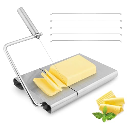 Cheese Slicer Graduated Board + 6 Extra Replaceable Wires
