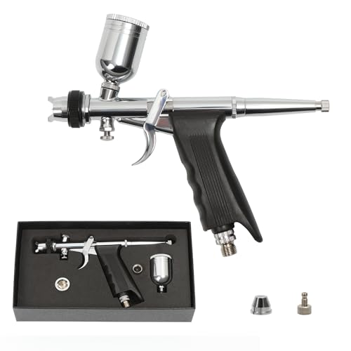 Colima Airbrush Kit, Advanced Series Dual Action Airbrush with 0.6mm Needle - color: Upgrade Trigger Airbrush Kit