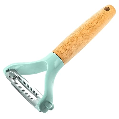 Beille Kitchen Gadget Pastel Y Peeler Wooden Handle Cooking Tool Home Goods - style: Y Peeler