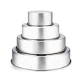 TeamFar Cake Pan, Stainless Steel Round Baking Pans Set for Layer Cake Pie