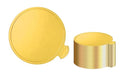 YYaaloa 3.15 Inch Mini Round Golden Cake Boards 100pcs Mousse Cupcake Base Paper Plates Circle Dessert Board (Gold 3inch 100pcs) - color: Gold 3.15inch 100pcs