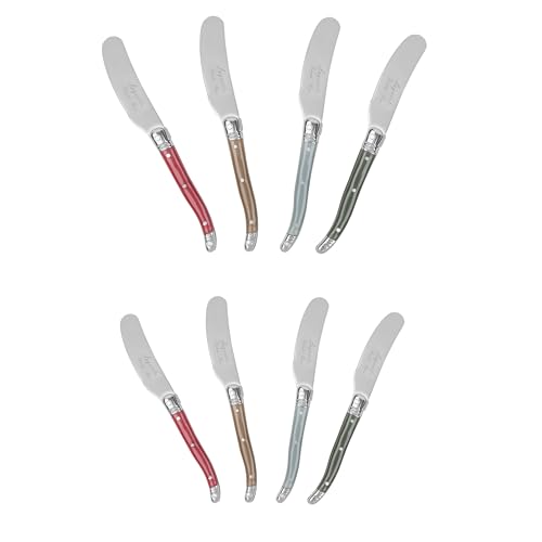 8-Piece Laguiole Spreader Set - Holly Berry - style: Holly Berry