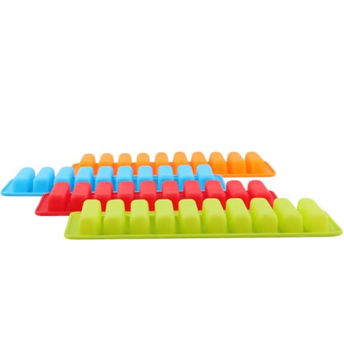 10 Cavity Finger Silicone Chocolate Molds Set Of 4