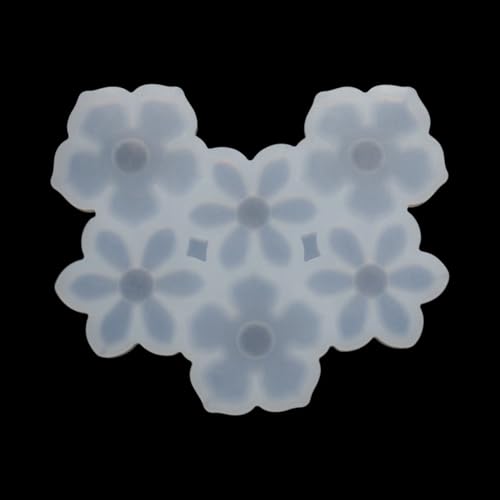 mostsom 2pcs/lot Silicone Lollipop Mold No Sticks Flower Shape Hard Candy Epoxy Resin Cake Decorating Tool Baking Accessories (C_ Flower)
