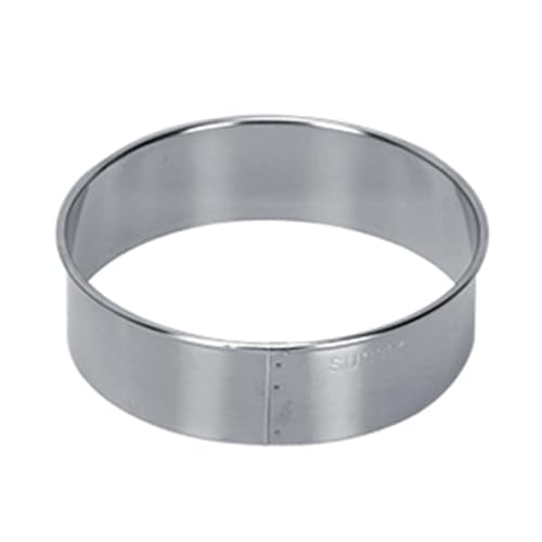 Round Cookie Cutters Set, 12PCS Biscuit Cutter Stainless Steel Biscuit Cutter Graduated Sizes Circle Pastry Molds for Baking Donut Fondant