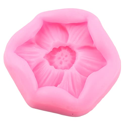 ZiXiang Plumeria Flower Silicone Mold Hibiscus Flower Fondant Mold - color: Style D