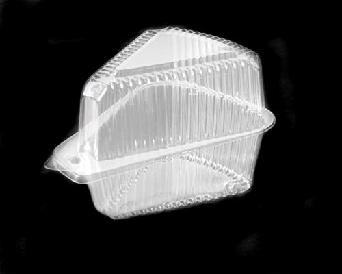 High-Dome Cake Slice Containers with Lids, 20-Pack