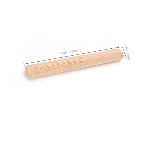Dumpling Rolling Pin（9.45 * 1.18inch ） - size: 9.45x1.18 in