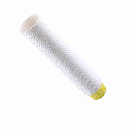 100Pcs Polka Dot Baking Cups, Mini Muffin Cupcake Liners (Yellow) - color: Yellow