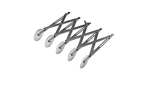 Ateco 5 Wheel Stainless Steel Cutter, 2 1/8 Inch Wheels - style: 5 Wheel - 2 1/8" Straight Cutters